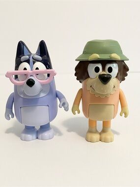 Bluey Family Figures Grandma Grandpa Disney Toy Lot Bluey Bingo Grandparents